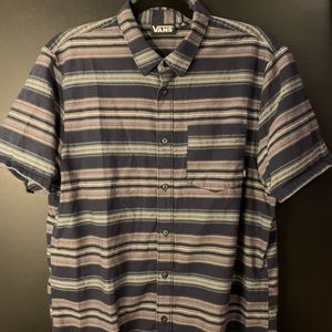 Vans Button Up Short Sleeve Old School Pattern